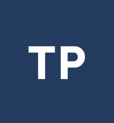 Platzhalter mit den Buchstaben TP